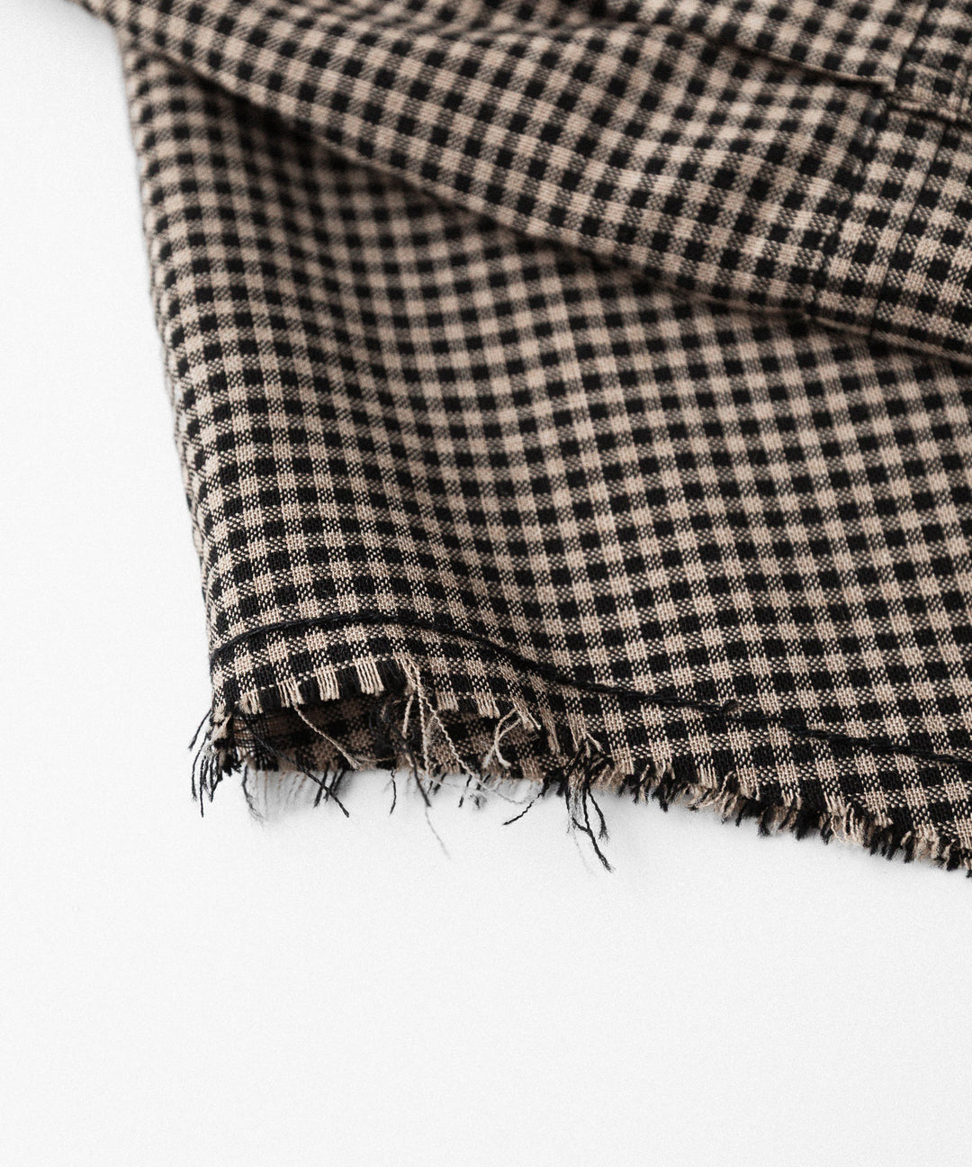 CODA -コーダのBROWN CHECKED RAW EDGES JAZZ SHIRTのBROWN CHECKED公式通販サイトsession福岡セレクトショップ