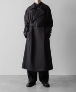 画像をギャラリービューアに読み込む, ssstein(シュタイン)の24AWコレクション OVERSIZED DOUBLE BREASTED COAT - DARK CHARCOAL 公式通販サイトsession福岡セレクトショップ
