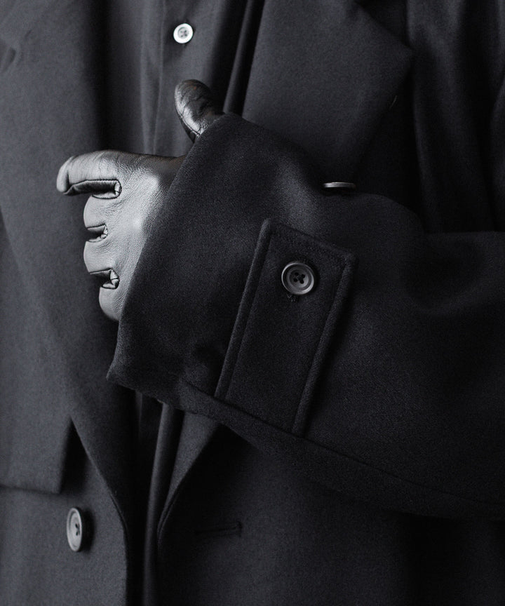 ssstein(シュタイン)のWOOL MELTON LAY CHESTER COAT - BLACKの公式通販サイトsession福岡セレクトショップ