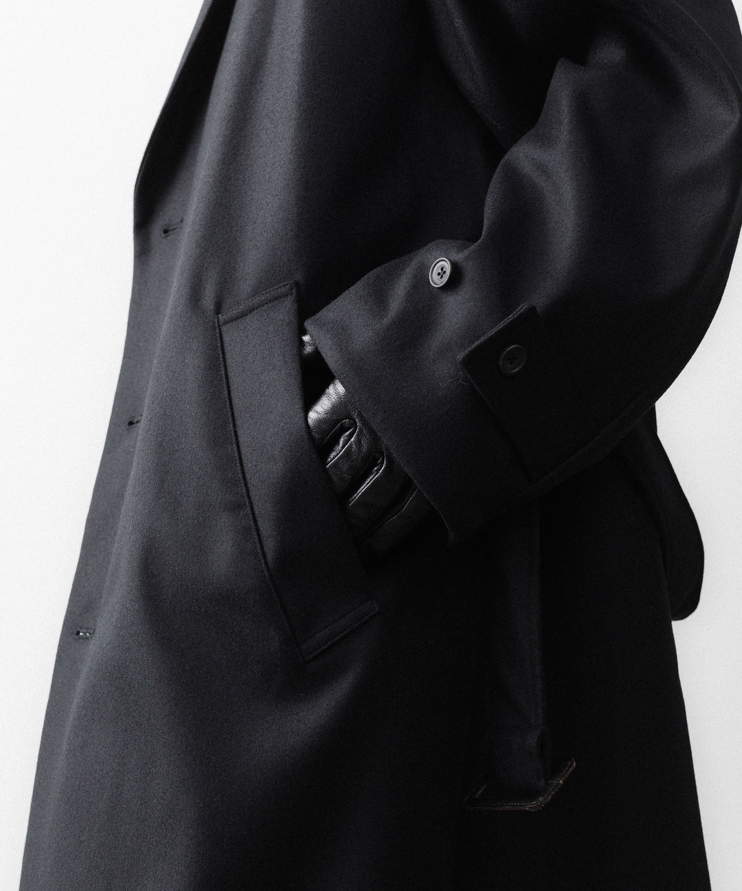 ssstein(シュタイン)のWOOL MELTON LAY CHESTER COAT - BLACKの公式通販サイトsession福岡セレクトショップ