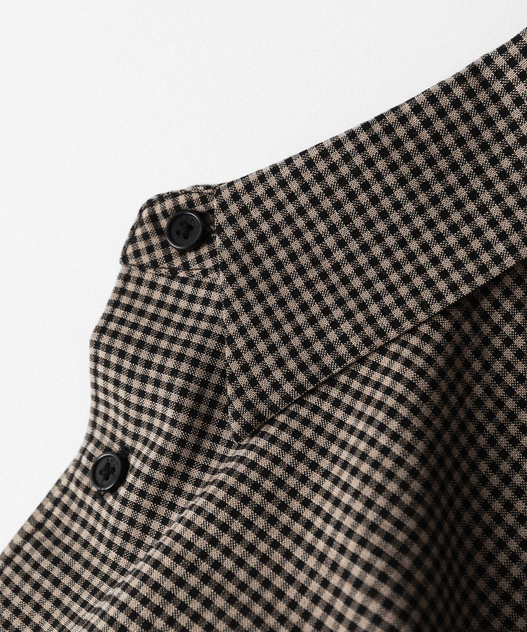 CODA -コーダのBROWN CHECKED RAW EDGES JAZZ SHIRTのBROWN CHECKED公式通販サイトsession福岡セレクトショップ