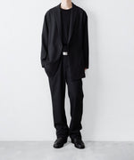 画像をギャラリービューアに読み込む, ato(アトウ)のONE BUTTON DEEP V-ZONE JACKET - BLACKの公式通販サイトsession福岡セレクトショップ
