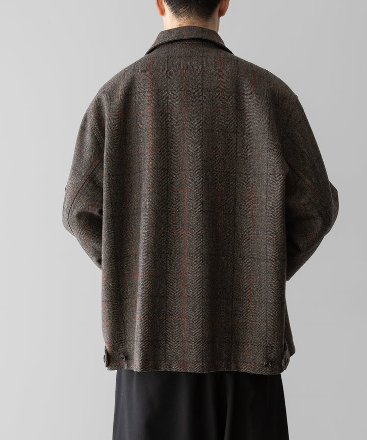 ssstein(シュタイン)の24AWコレクション DRIZZLER ZIP UP JACKET - GLEN CHECK 公式通販サイトsession福岡セレクトショップ