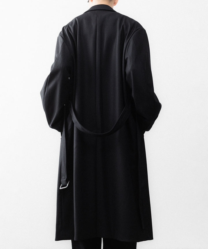 ssstein(シュタイン)のWOOL MELTON LAY CHESTER COAT - BLACKの公式通販サイトsession福岡セレクトショップ