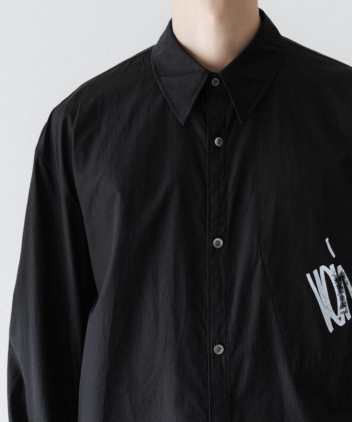 VEIN ヴェインの140/2 GIZA BROAD L/S SHIRT - BLACKの公式通販サイトsession福岡セレクトショップ