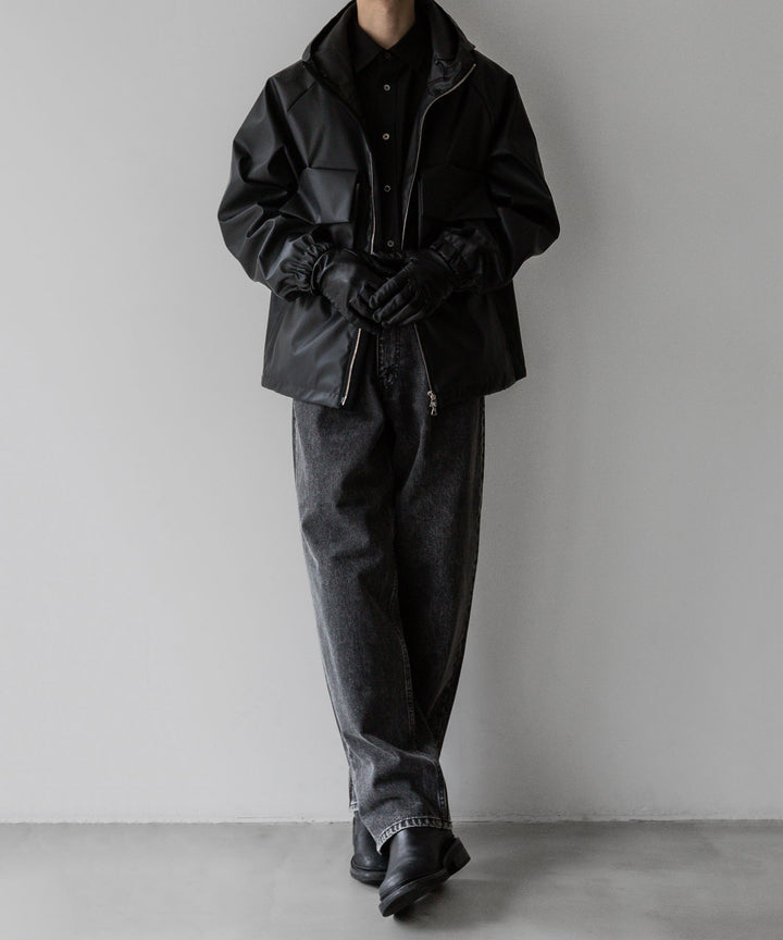 stein(シュタイン)の24SSコレクションCHEMICAL BLEACHED DENIM JEANSのBLACK