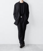 画像をギャラリービューアに読み込む, ato(アトウ)のONE BUTTON DEEP V-ZONE JACKET - BLACKの公式通販サイトsession福岡セレクトショップ
