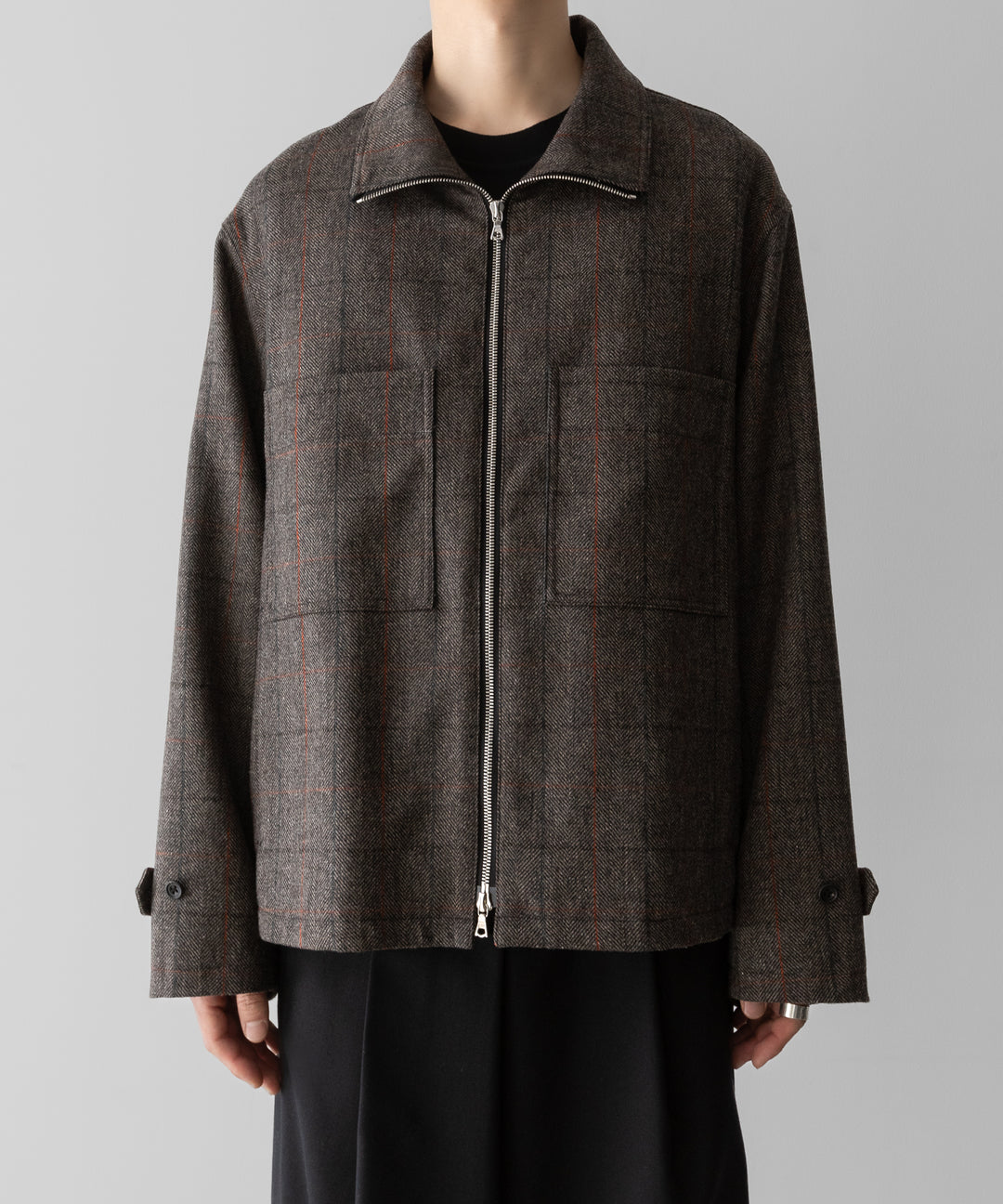 ssstein(シュタイン)の24AWコレクション DRIZZLER ZIP UP JACKET - GLEN CHECK 公式通販サイトsession福岡セレクトショップ