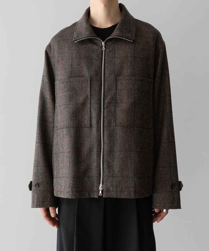 ssstein(シュタイン)の24AWコレクション DRIZZLER ZIP UP JACKET - GLEN CHECK 公式通販サイトsession福岡セレクトショップ
