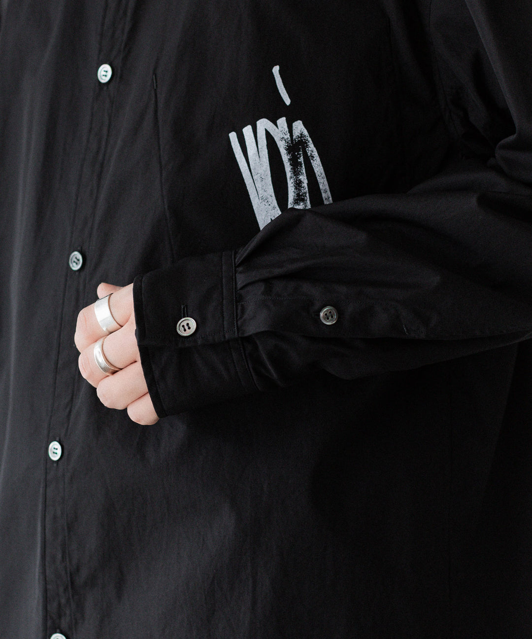 VEIN ヴェインの140/2 GIZA BROAD L/S SHIRT - BLACKの公式通販サイトsession福岡セレクトショップ
