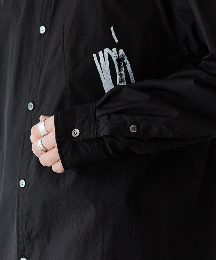 VEIN ヴェインの140/2 GIZA BROAD L/S SHIRT - BLACKの公式通販サイトsession福岡セレクトショップ