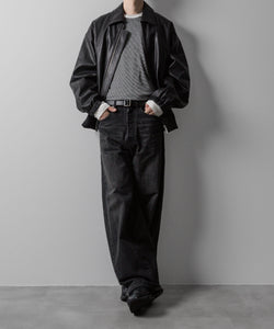 ssstein(シュタイン)の24AWコレクション LEATHER ZIP SHORT JACKET - BLACK 公式通販サイトsession福岡セレクトショップ