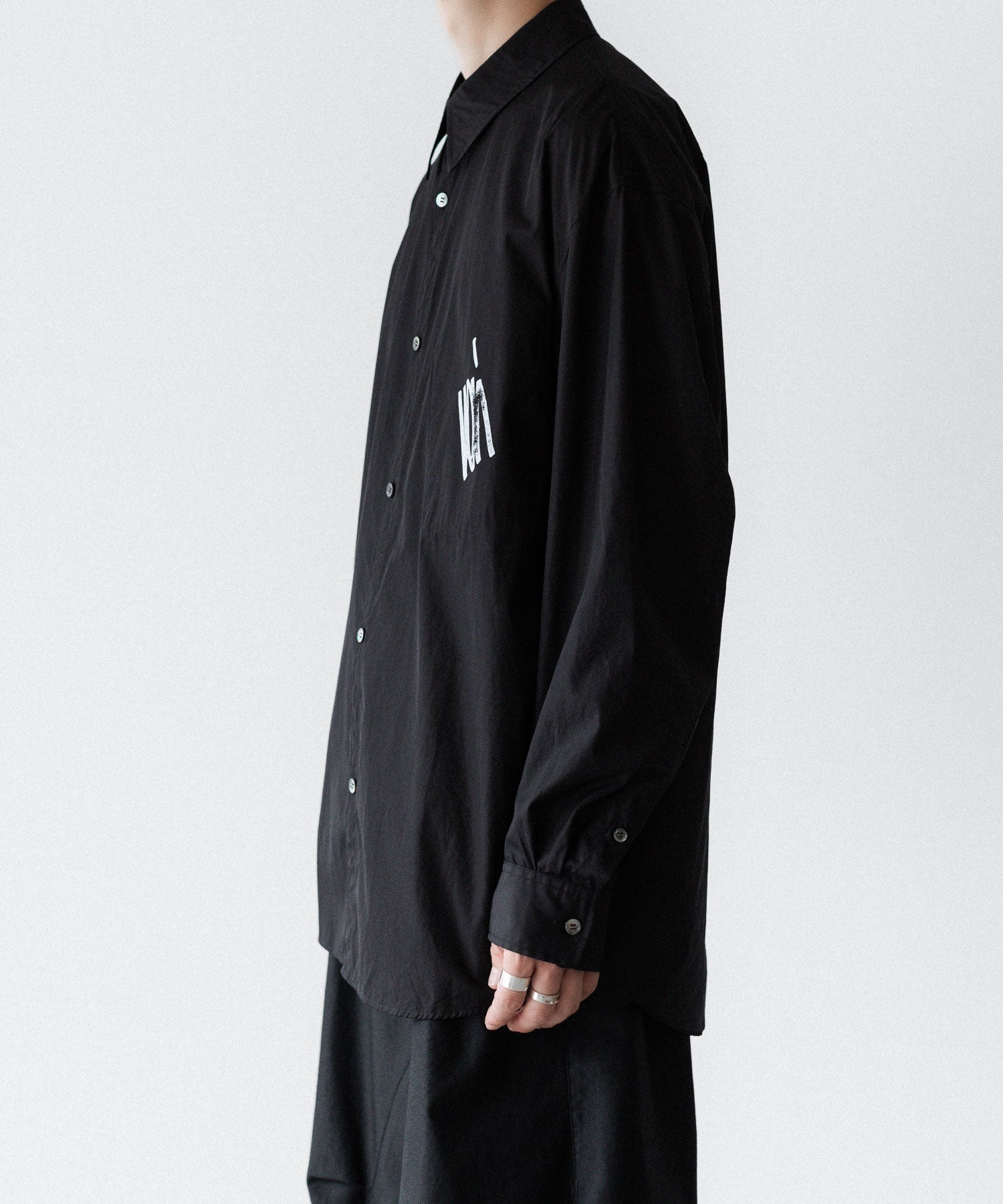 VEIN ヴェインの140/2 GIZA BROAD L/S SHIRT - BLACKの公式通販サイトsession福岡セレクトショップ