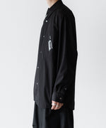 画像をギャラリービューアに読み込む, VEIN ヴェインの140/2 GIZA BROAD L/S SHIRT - BLACKの公式通販サイトsession福岡セレクトショップ
