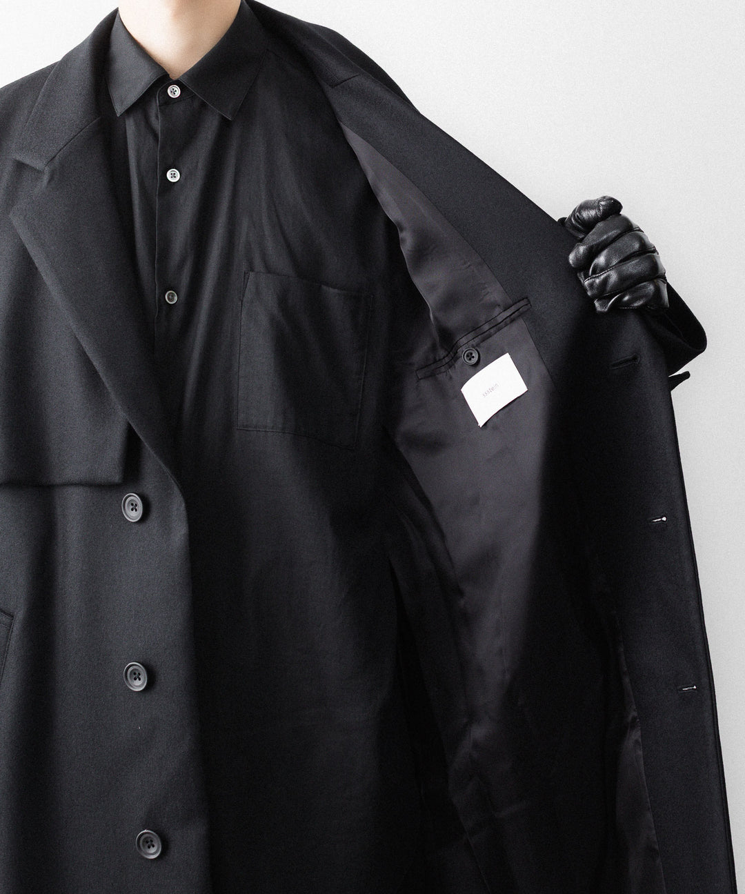 ssstein(シュタイン)のWOOL MELTON LAY CHESTER COAT - BLACKの公式通販サイトsession福岡セレクトショップ