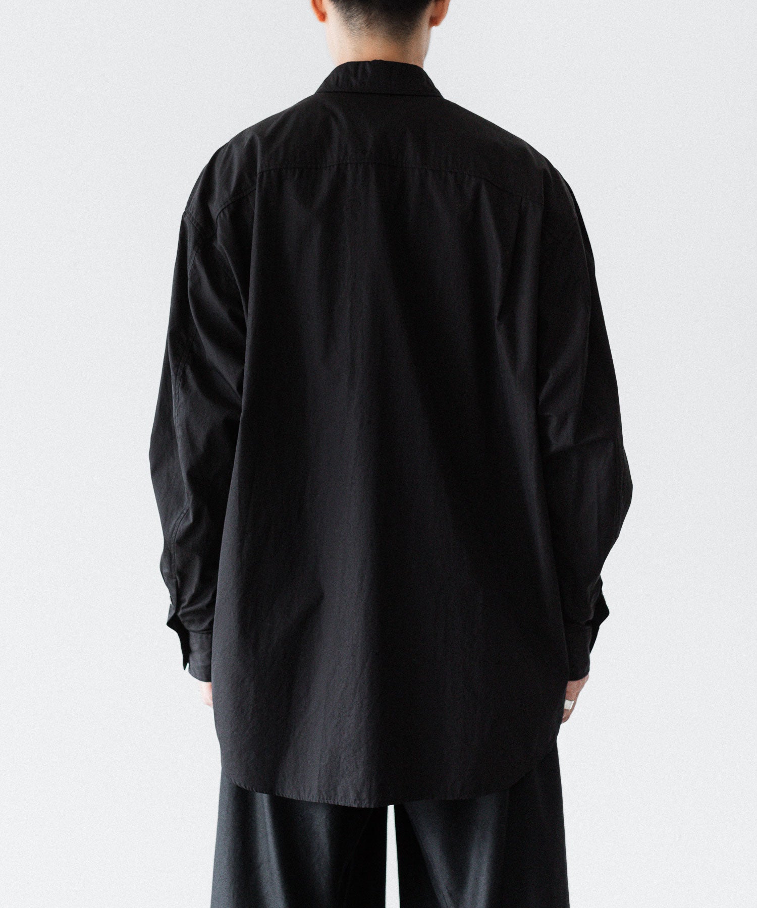 VEIN ヴェインの140/2 GIZA BROAD L/S SHIRT - BLACKの公式通販サイトsession福岡セレクトショップ
