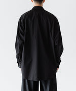 画像をギャラリービューアに読み込む, VEIN ヴェインの140/2 GIZA BROAD L/S SHIRT - BLACKの公式通販サイトsession福岡セレクトショップ
