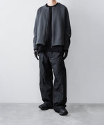 画像をギャラリービューアに読み込む, 【OPPOSE DUALITY】NO COLLAR RIB ZIP TOP - BLACK
