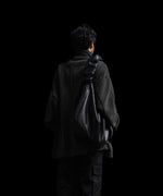 画像をギャラリービューアに読み込む, ssstein(シュタイン)のSHIRRING HANDLE LEATHER SHOULDER BAG - BLACKの公式通販サイトsession福岡セレクトショップ
