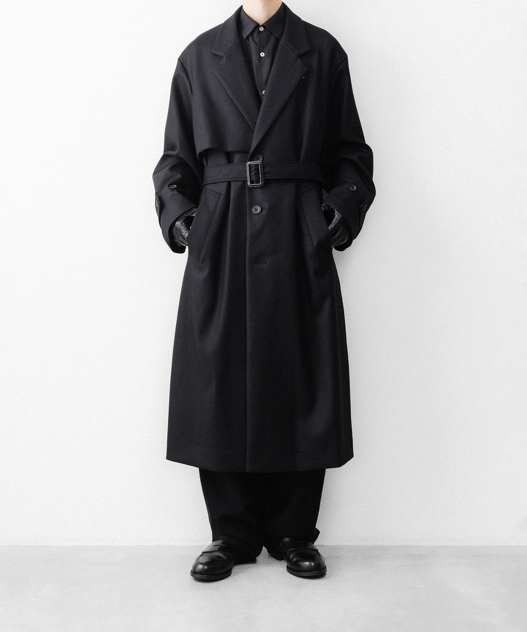 ssstein(シュタイン)のWOOL MELTON LAY CHESTER COAT - BLACKの公式通販サイトsession福岡セレクトショップ