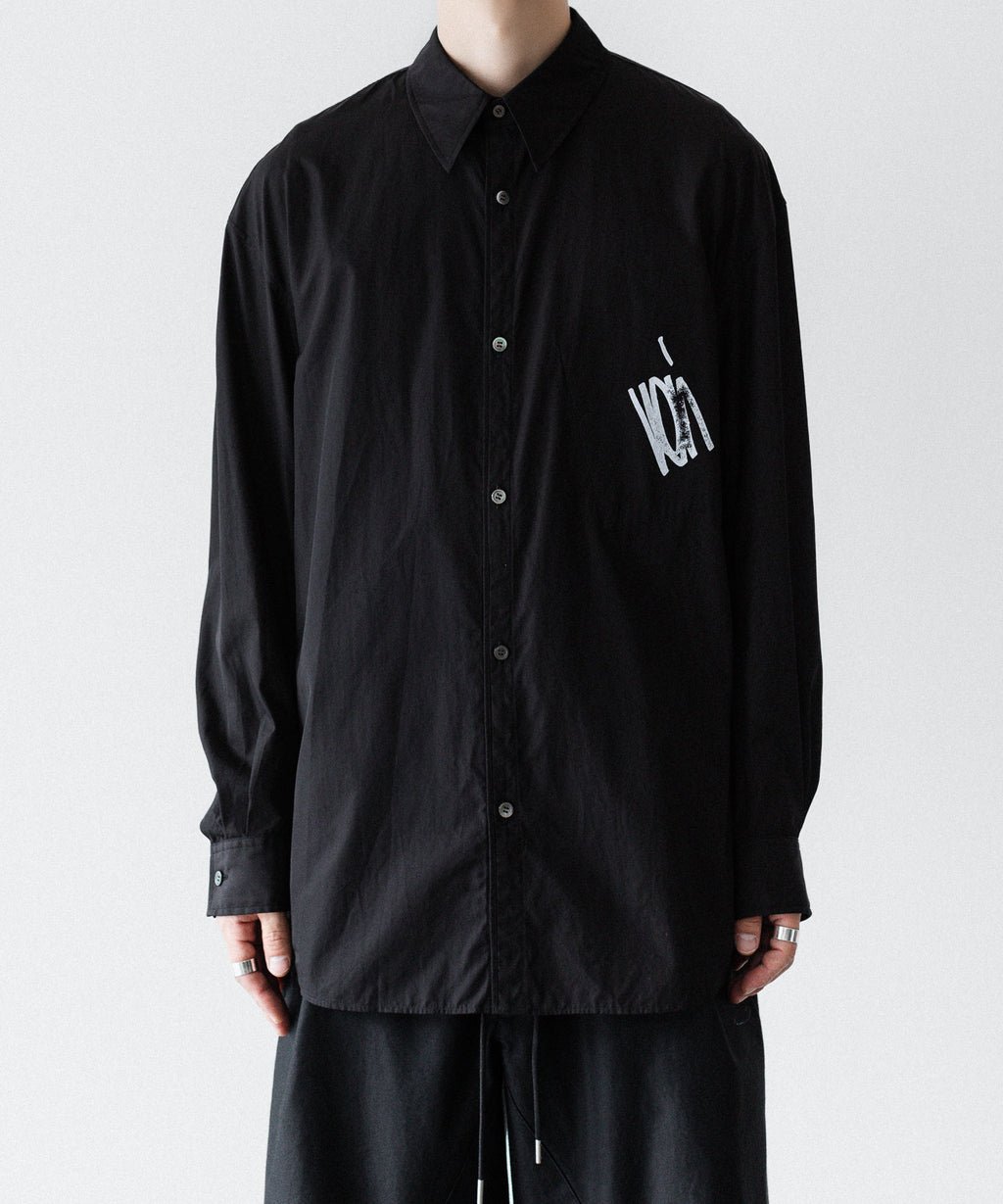 VEIN ヴェインの140/2 GIZA BROAD L/S SHIRT - BLACKの公式通販サイトsession福岡セレクトショップ