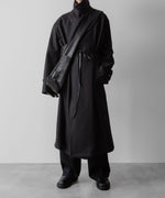 画像をギャラリービューアに読み込む, ssstein(シュタイン)の24AWコレクション OVERSIZED DOUBLE BREASTED COAT - DARK CHARCOAL 公式通販サイトsession福岡セレクトショップ
