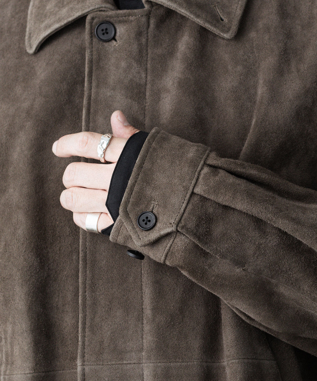 ssstein(シュタイン)のGOAT SUEDE ZIP JACKET - OLIVEの公式通販サイトsession福岡セレクトショップ