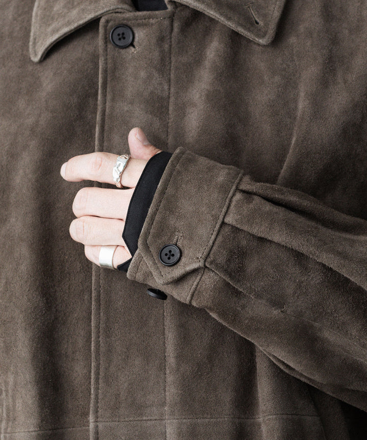 ssstein(シュタイン)のGOAT SUEDE ZIP JACKET - OLIVEの公式通販サイトsession福岡セレクトショップ
