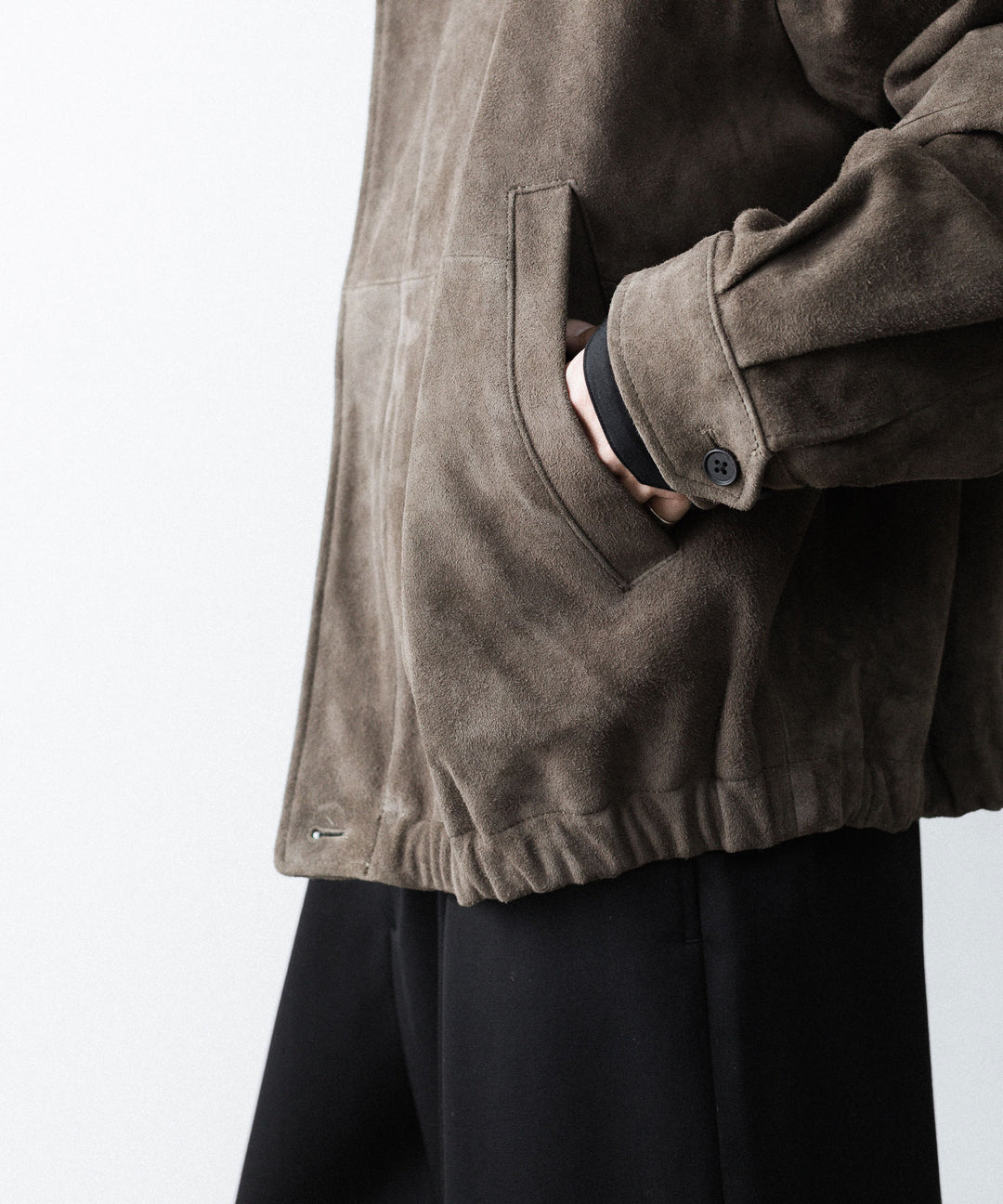 ssstein(シュタイン)のGOAT SUEDE ZIP JACKET - OLIVEの公式通販サイトsession福岡セレクトショップ