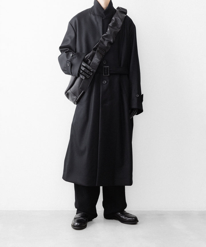 ssstein(シュタイン)のWOOL MELTON LAY CHESTER COAT - BLACKの公式通販サイトsession福岡セレクトショップ