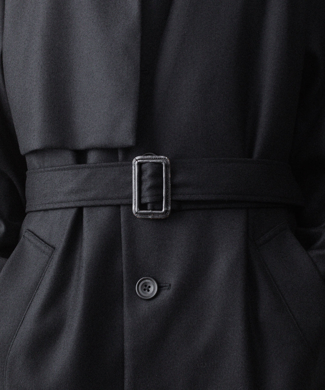 ssstein(シュタイン)のWOOL MELTON LAY CHESTER COAT - BLACKの公式通販サイトsession福岡セレクトショップ