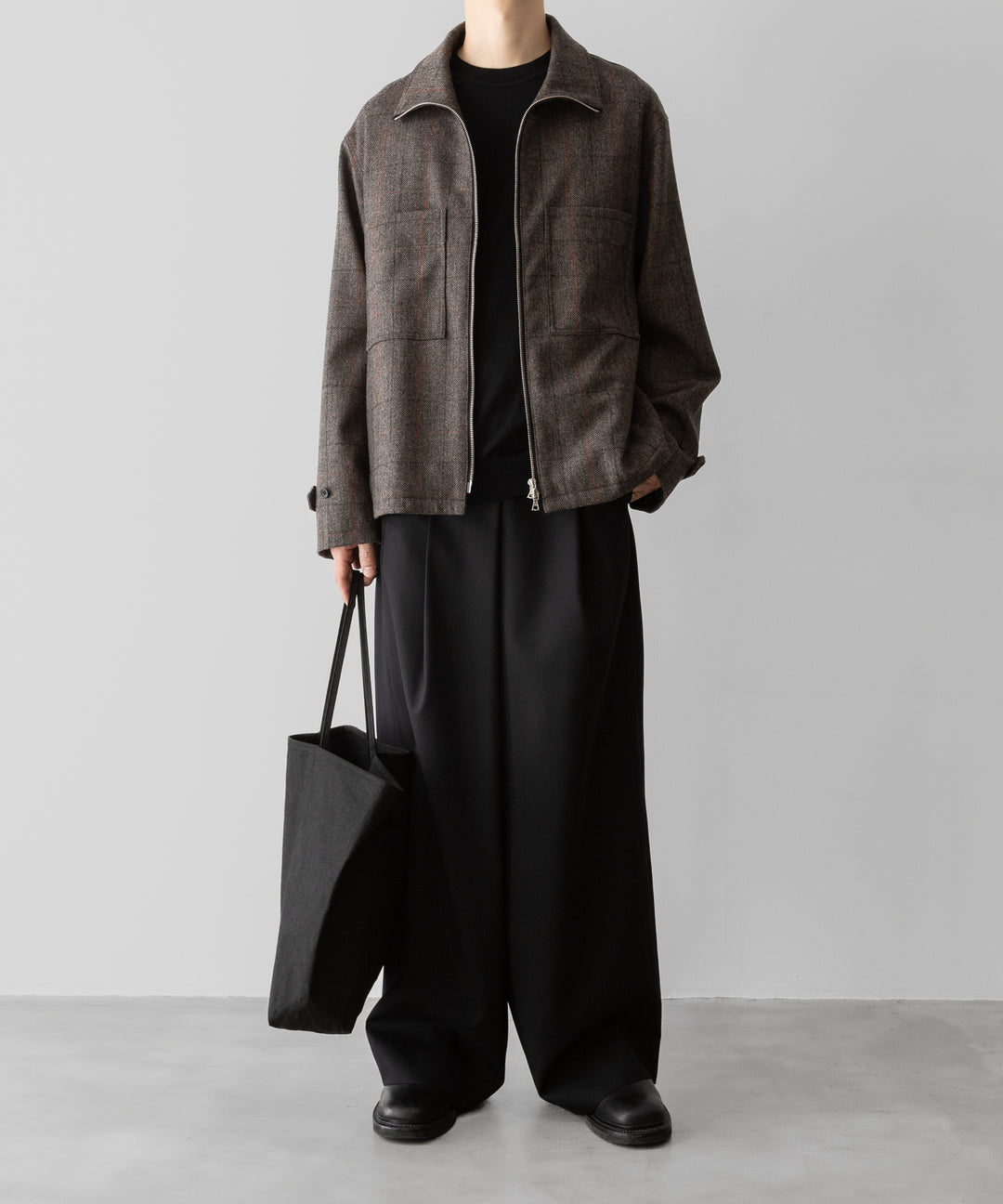 ssstein(シュタイン)の24AWコレクション DRIZZLER ZIP UP JACKET - GLEN CHECK 公式通販サイトsession福岡セレクトショップ