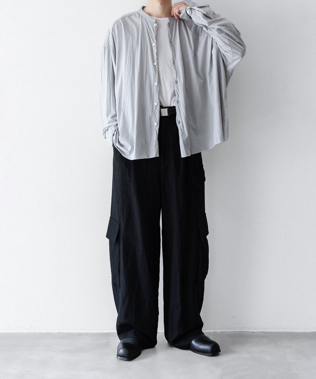 KANEMASA PHIL. カネマサフィルの46G ECLIPSE SHIRTのGREY公式通販サイトsession福岡セレクトショップ