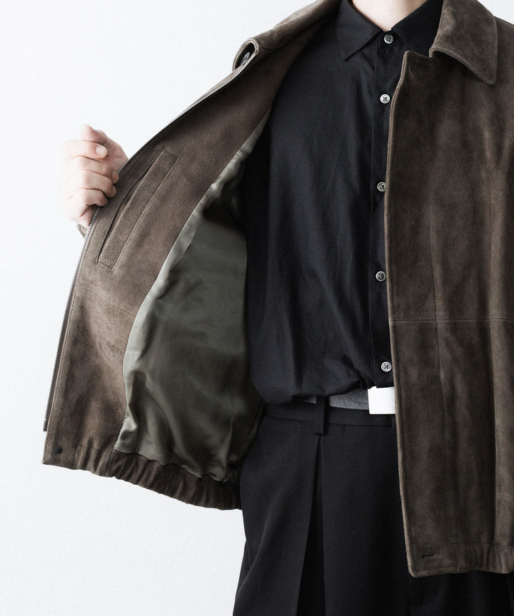ssstein(シュタイン)のGOAT SUEDE ZIP JACKET - OLIVEの公式通販サイトsession福岡セレクトショップ