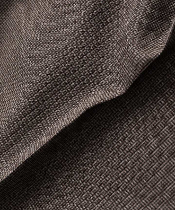 CODA -コーダのBROWN CHECKED WOOL INVERTED TUCKS SLACKのBROWN CHECKED公式通販サイトsession福岡セレクトショップ