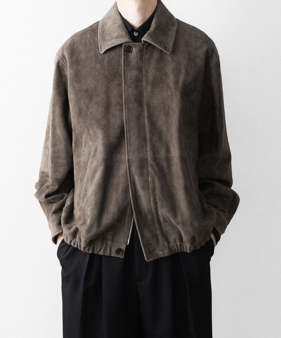 ssstein(シュタイン)のGOAT SUEDE ZIP JACKET - OLIVEの公式通販サイトsession福岡セレクトショップ
