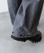 画像をギャラリービューアに読み込む, ANTHEM A アンセムエーのWASHED DENIM NO-BRAINER PANTSのBLACK 公式通販サイトsession福岡セレクトショップ
