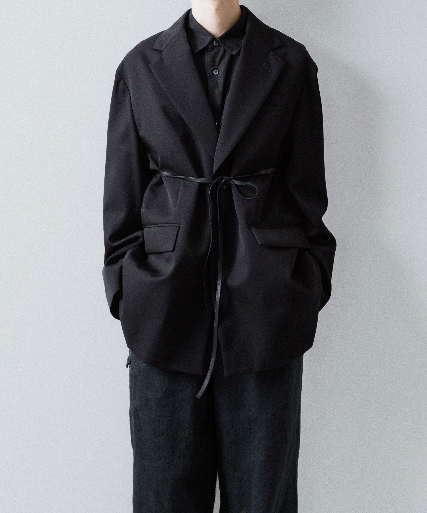 ssstein(シュタイン)のOVERSIZED SINGLE BREASTED LONG JACKET - BLACKの公式通販サイトsession福岡セレクトショップ