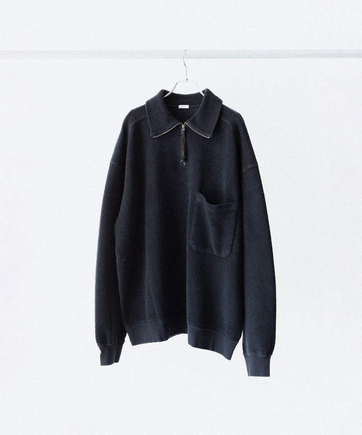 phebus フィーバス SULFUR DYE FLEECE P/OのBLACK公式通販サイトsession福岡セレクトショップ