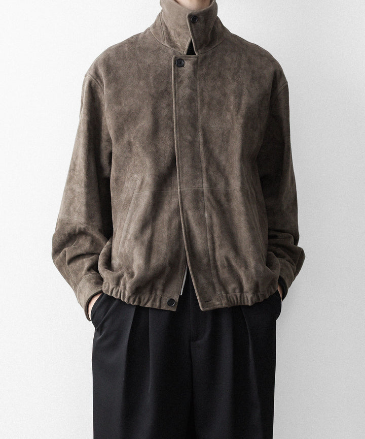 ssstein(シュタイン)のGOAT SUEDE ZIP JACKET - OLIVEの公式通販サイトsession福岡セレクトショップ