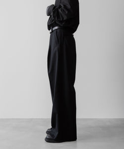 ssstein(シュタイン)の24AWコレクション EXTRA WIDE TROUSERS - BLACK 公式通販サイトsession福岡セレクトショップ