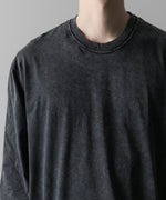 画像をギャラリービューアに読み込む, VEIN ヴェインのSUEDED CO JERSEY DISTRESSED VESSEL L/S TEE - X.BLACKの公式通販サイトsession福岡セレクトショップ
