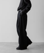 画像をギャラリービューアに読み込む, ssstein(シュタイン)の24AWコレクション EXTRA WIDE TROUSERS - BLACK 公式通販サイトsession福岡セレクトショップ
