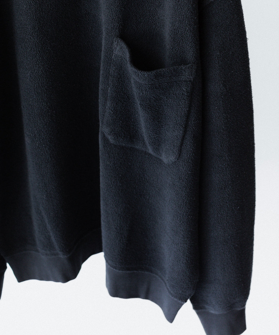 phebus フィーバス SULFUR DYE FLEECE P/OのBLACK公式通販サイトsession福岡セレクトショップ