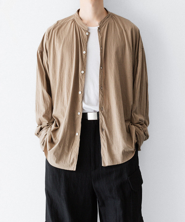 KANEMASA PHIL. カネマサフィルの46G ECLIPSE SHIRTのKHAKI BEIGE公式通販サイトsession福岡セレクトショップ