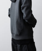 画像をギャラリービューアに読み込む, 【OPPOSE DUALITY】ZIP UP RIB HOODIE - BLACK
