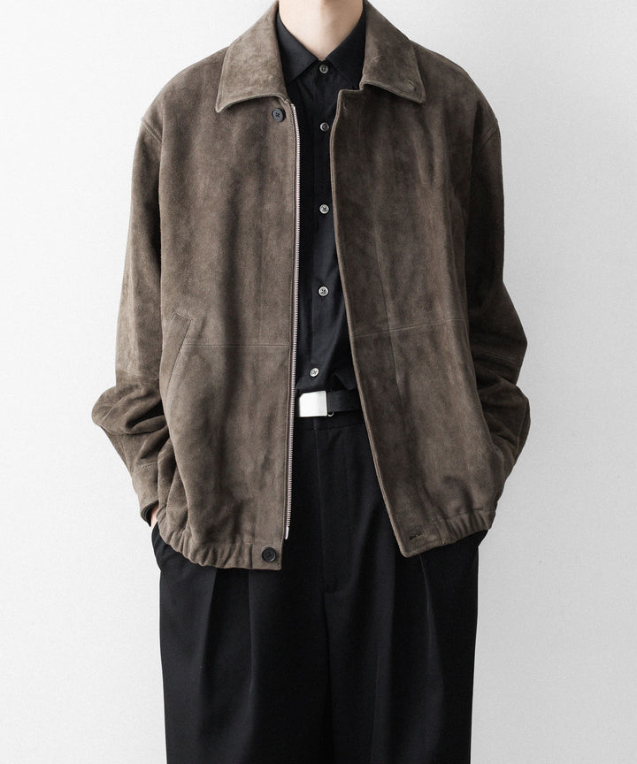 ssstein(シュタイン)のGOAT SUEDE ZIP JACKET - OLIVEの公式通販サイトsession福岡セレクトショップ