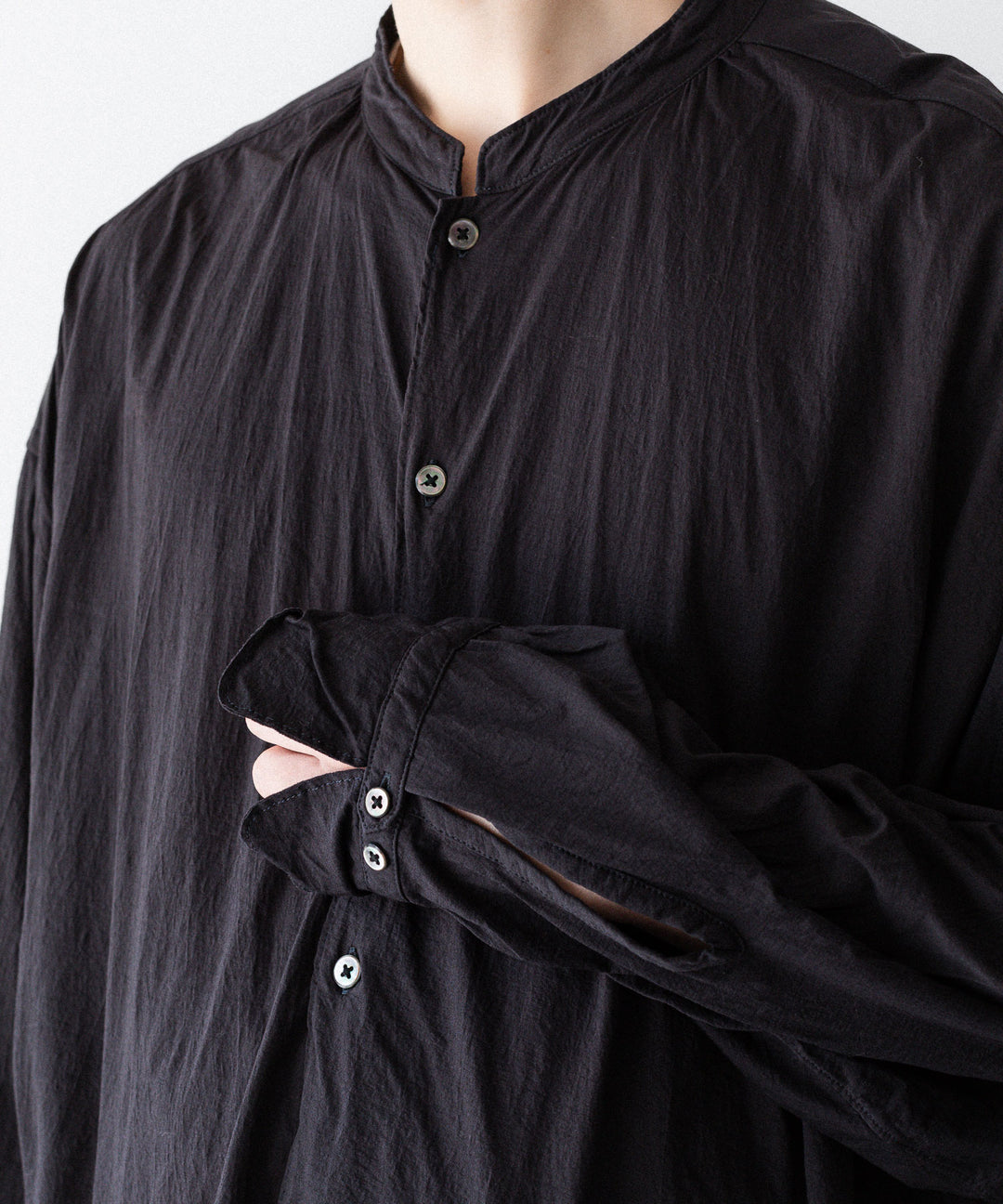 KANEMASA PHIL. カネマサフィルの46G ECLIPSE SHIRTのCHARCOAL公式通販サイトsession福岡セレクトショップ