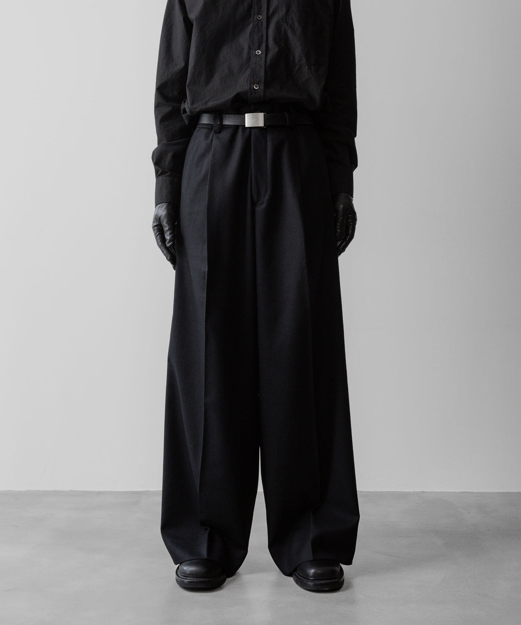 ssstein(シュタイン)の24AWコレクション EXTRA WIDE TROUSERS - BLACK 公式通販サイトsession福岡セレクトショップ