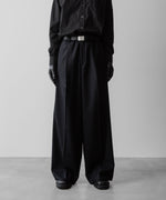 画像をギャラリービューアに読み込む, ssstein(シュタイン)の24AWコレクション EXTRA WIDE TROUSERS - BLACK 公式通販サイトsession福岡セレクトショップ
